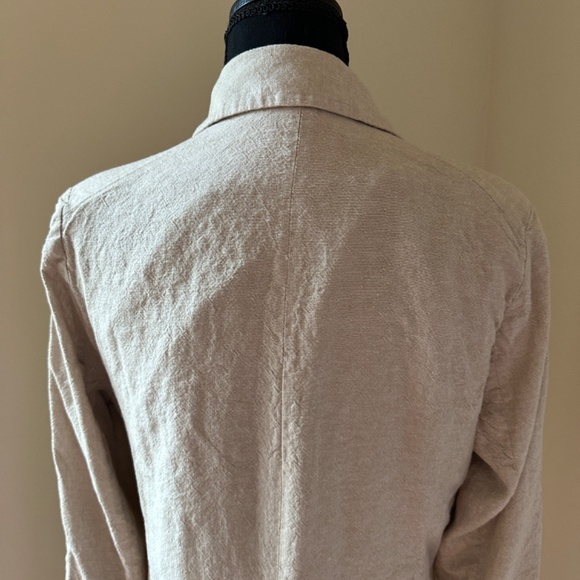 **JASON WU* Ivory Long Sleeve Blazer Suit Jacket Size Medium - Picture 5 of 7